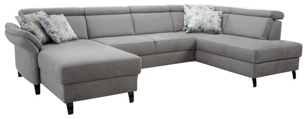 SEDACÍ SOUPRAVA, textil, světle šedá Sit & More - Sedací soupravy, Online Only