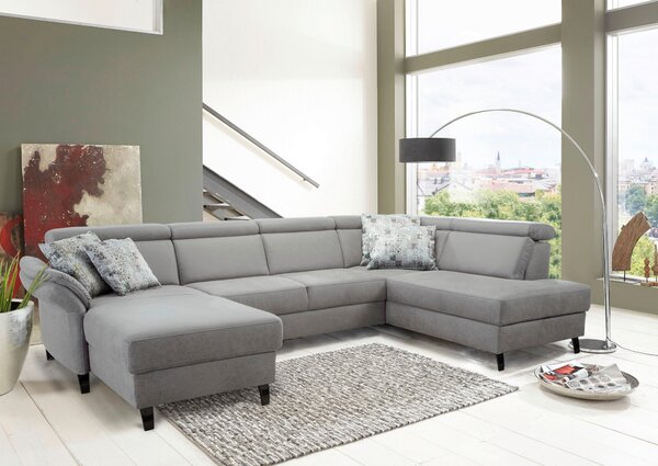 SEDACÍ SOUPRAVA, textil, světle šedá Sit & More - Sedací soupravy, Online Only
