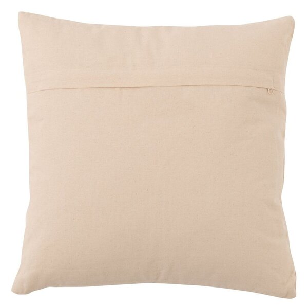 Béžový polštář s drhaným vzorem Macramé Cosy - 45*12*45 cm - J-Line by Jolipa