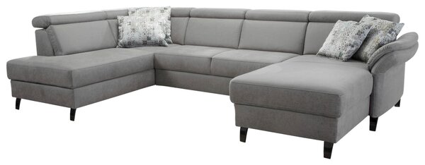 SEDACÍ SOUPRAVA, textil, světle šedá Sit & More - Sedací soupravy, Online Only
