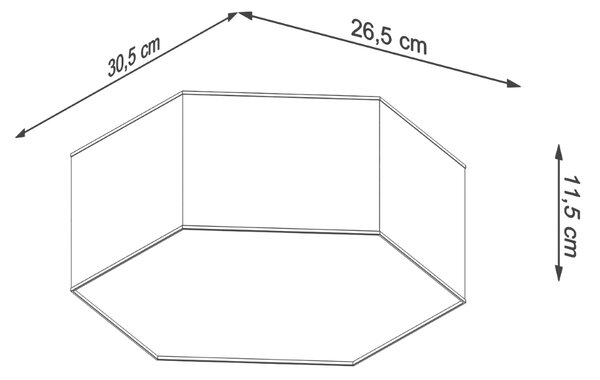 Sollux Lighting Stropní svítidlo SUNDE 11 bílé