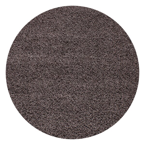 Ayyildiz koberce Kusový koberec Dream Shaggy 4000 taupe kruh - 80x80 (průměr) kruh cm