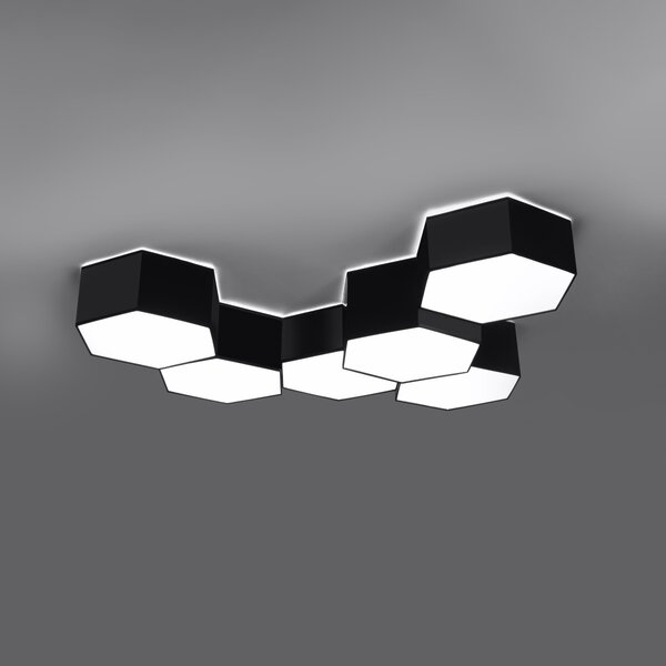 Sollux Lighting Stropní svítidlo SUNDE 13 černé