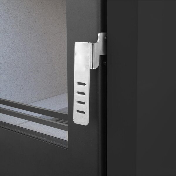 Krbová kamna Verso Theia - 9 kW | Černé boční panely a moderní design