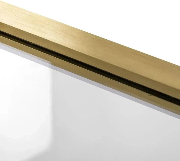 Sprchový Kout Rea Atlas 90X80 Bruch Gold Left