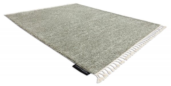 Dywany Łuszczów, Kusový koberec Berber 9000 green, 120x170, zelená, obývací pokoj