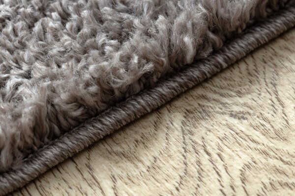 Dywany Łuszczów, Kusový koberec Berber 9000 brown, 80x150, hnědá, ložnice