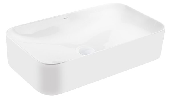 Oltens Hadsel umyvadlo 61x35 cm obdélníkový na pult bílá 40326000