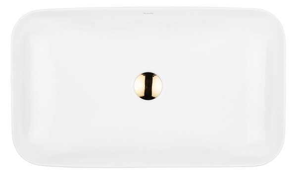 Oltens Hadsel umyvadlo 61x35 cm obdélníkový na pult bílá 40326000