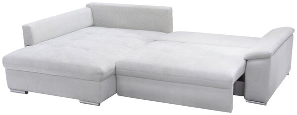 ROHOVÁ SEDAČKA, textil, bílá Livetastic - Sedací soupravy, Online Only