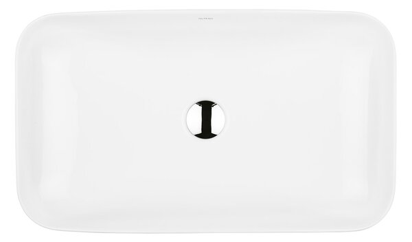 Oltens Hadsel umyvadlo 61x35 cm obdélníkový na pult bílá 40326000