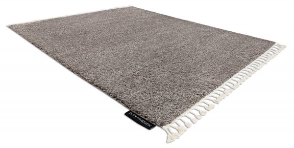 Dywany Łuszczów, Kusový koberec Berber 9000 brown, 80x150, hnědá, ložnice