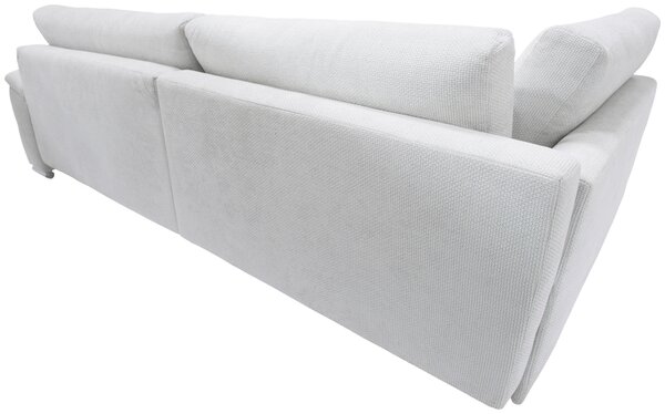 ROHOVÁ SEDAČKA, textil, bílá Livetastic - Sedací soupravy, Online Only