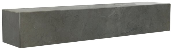 Audo CPH Hnědo šedá mramorová nástěnná police AUDO PLINTH 60 cm