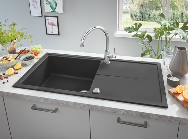 Grohe K400 granitový dřez 100x50 cm černá 31641AP0