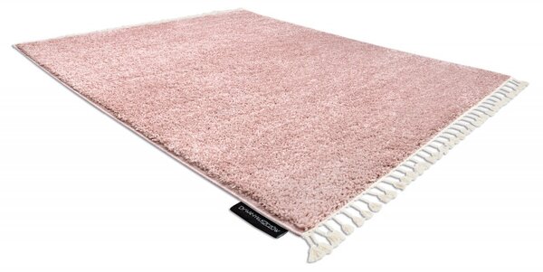 Dywany Łuszczów, Kusový koberec Berber 9000 pink, 80x150, růžová, obývací pokoj