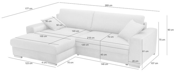 ROHOVÁ SEDAČKA, textil, olivově zelená Livetastic - Sedací soupravy, Online Only