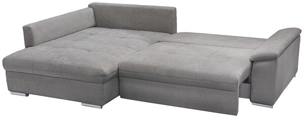 ROHOVÁ SEDAČKA, textil, šedohnědá Livetastic - Sedací soupravy, Online Only
