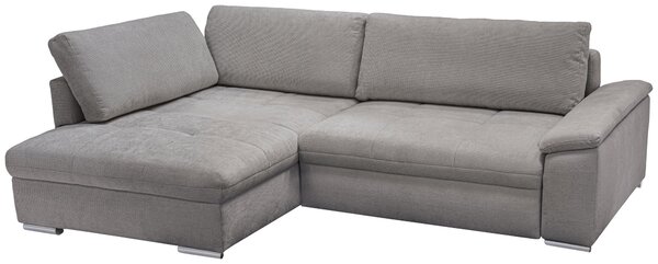 ROHOVÁ SEDAČKA, textil, šedohnědá Livetastic - Sedací soupravy, Online Only
