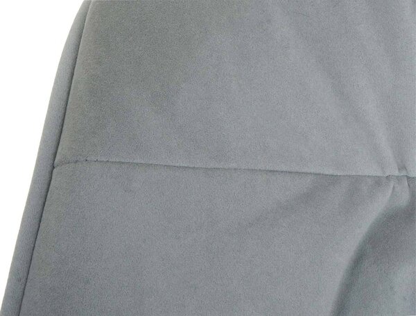 Jídelní židle HWC-K28, kuchyňská židle čalouněná židle židle s područkami, otočná, kov látka/textil světle šedá