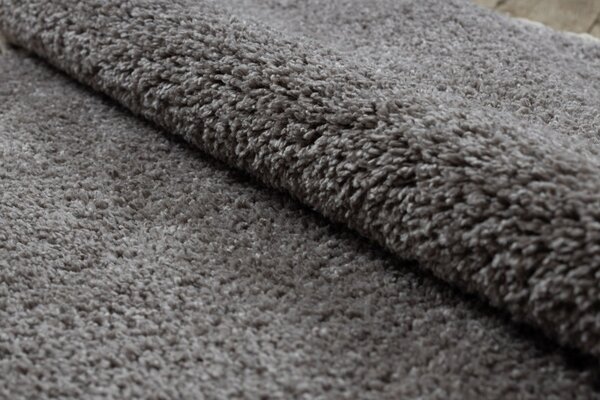 Dywany Łuszczów, Kusový koberec Berber 9000 brown kruh, 120x120 (průměr) kruh, hnědá, kancelář