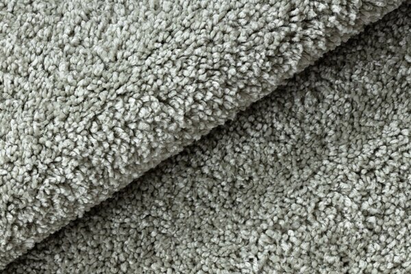 Dywany Łuszczów, Kusový koberec Berber 9000 green kruh, 120x120 (průměr) kruh, zelená, obývací pokoj