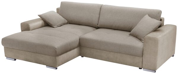 ROHOVÁ SEDAČKA, textil, cappuccino Livetastic - Sedací soupravy, Online Only