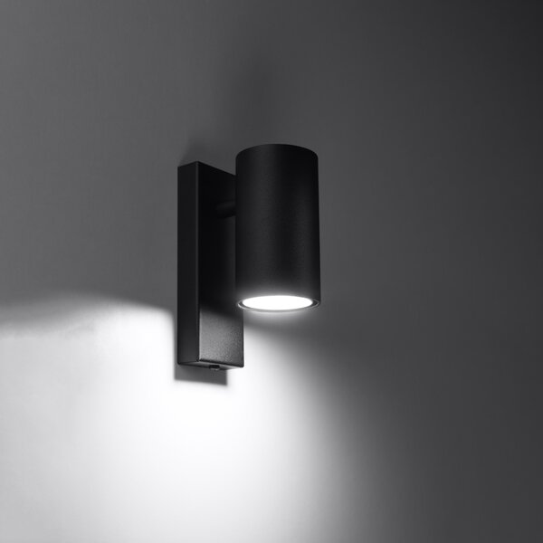 Sollux Lighting Nástěnné svítidlo UTTI černé