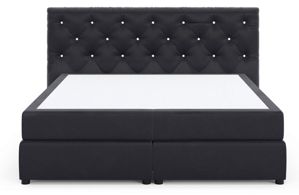 POSTEL BOXSPRING, 140/200 cm, černá Livetastic - Jednolůžkové postele, Online Only