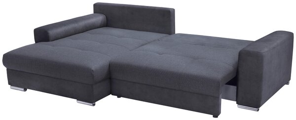 ROHOVÁ SEDAČKA, textil, antracitová Livetastic - Sedací soupravy, Online Only