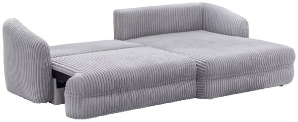 ROHOVÁ SEDAČKA, textil, šedá Livetastic - Sedací soupravy, Online Only