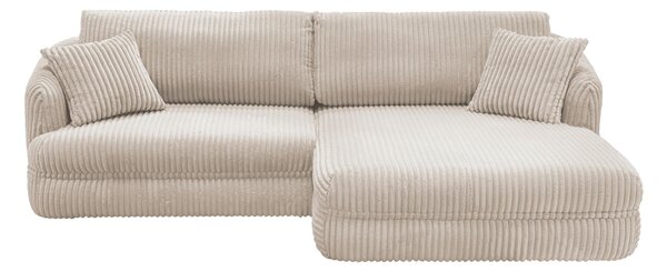 ROHOVÁ SEDAČKA, textil, krémová Livetastic - Sedací soupravy, Online Only