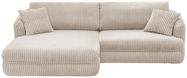 ROHOVÁ SEDAČKA, textil, krémová Livetastic - Sedací soupravy, Online Only