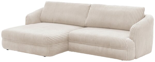 ROHOVÁ SEDAČKA, textil, krémová Livetastic - Sedací soupravy, Online Only