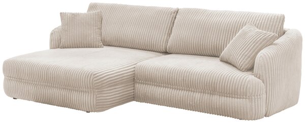 ROHOVÁ SEDAČKA, textil, krémová Livetastic - Sedací soupravy, Online Only