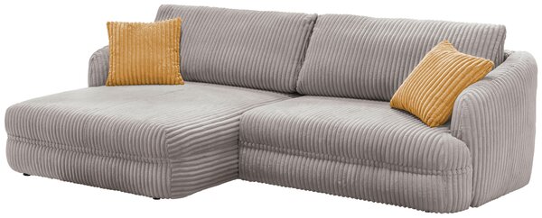ROHOVÁ SEDAČKA, textil, světle hnědá Livetastic - Sedací soupravy, Online Only