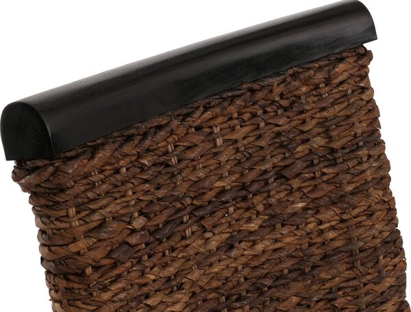 Sada 6 jídelních židlí Proutěné židle M45 Židle Banana Wicker tmavá, bez polštáře
