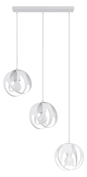 Sollux Lighting Závěsné svítidlo TULOS 3L bílé