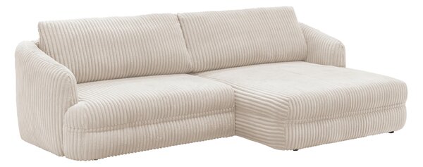 ROHOVÁ SEDAČKA, textil, krémová Livetastic - Sedací soupravy, Online Only