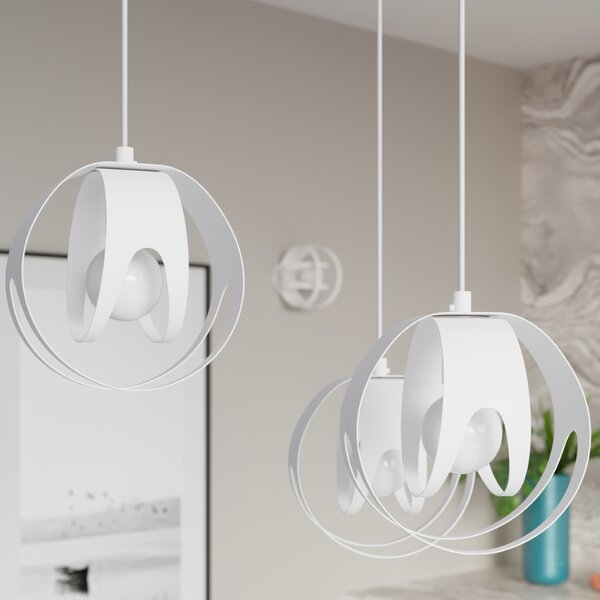 Sollux Lighting Závěsné svítidlo TULOS 3L bílé