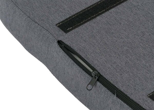 Sada 2 jídelních židlí HWC-B44 II, židle Kuchyňská židle Retro Design Tkanina/textil tmavě šedá