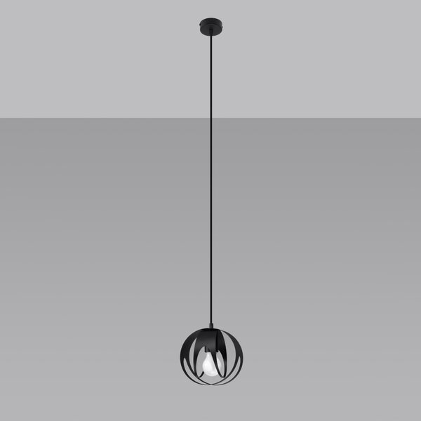 Sollux Lighting Závěsné svítidlo TULOS 1 černé