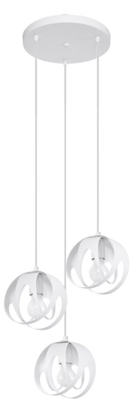 Sollux Lighting Závěsné svítidlo TULOS 3P bílé