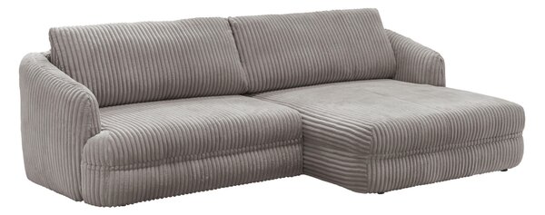 ROHOVÁ SEDAČKA, textil, šedohnědá Livetastic - Sedací soupravy, Online Only