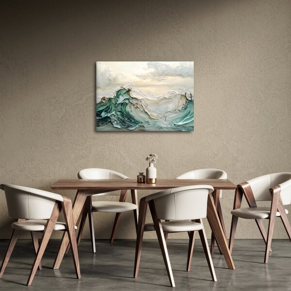 Obraz - 3D abstrakce moře (70x50 cm)