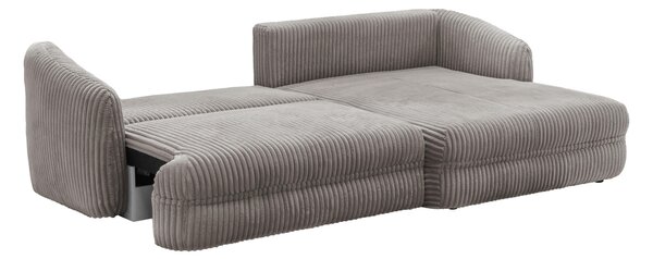 ROHOVÁ SEDAČKA, textil, šedohnědá Livetastic - Sedací soupravy, Online Only
