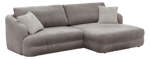 ROHOVÁ SEDAČKA, textil, šedohnědá Livetastic - Sedací soupravy, Online Only