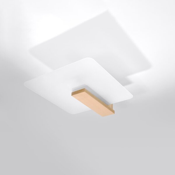 Sollux Lighting Stropní svítidlo LAPPO přírodní dřevo