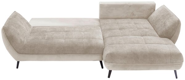ROHOVÁ SEDAČKA, textil, béžová, světle hnědá Livetastic - Sedací soupravy, Online Only