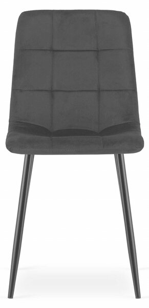 Židle Valora KARA černá x1 - Jednoduchá černá židle pro elegantní aranžmá